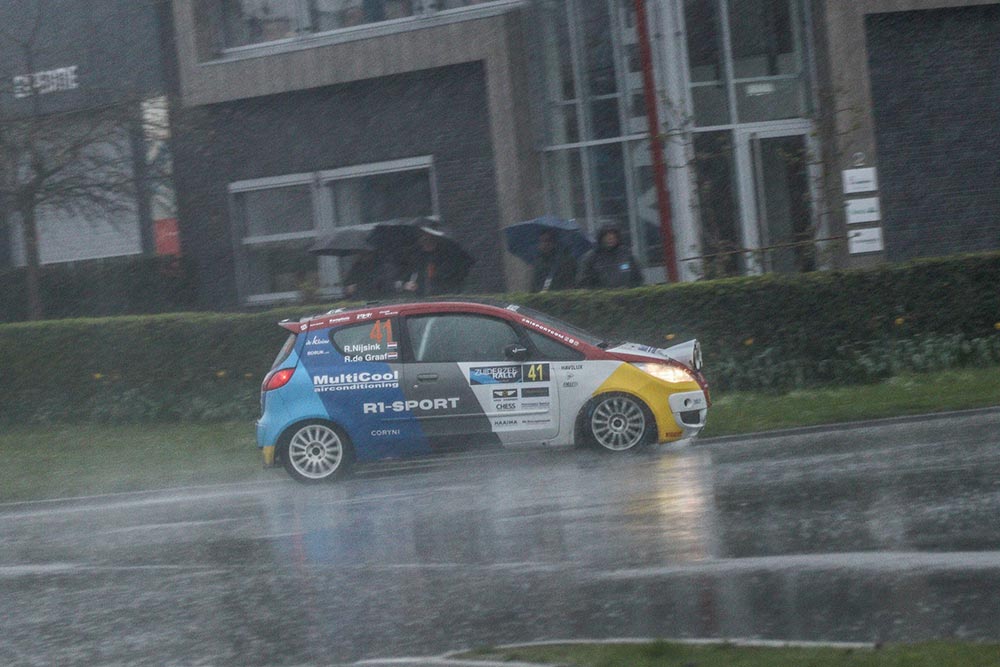Ryan Nijsink Robert de Graaf Zuiderzee Rally 2026 Mitsubishi Colt CZT
